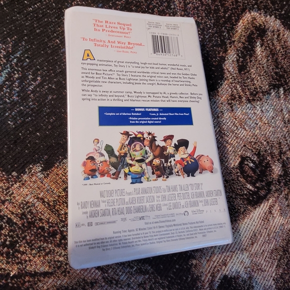 Toy Story 2 VHS Disney Pixar - Picture 3 of 6